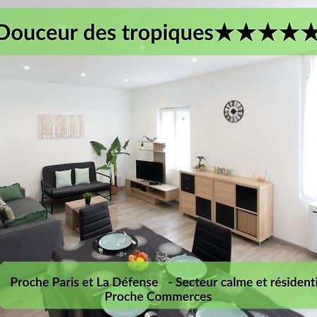 *Douceur Des Tropiques*Parisis Apartment Argenteuil Luaran gambar